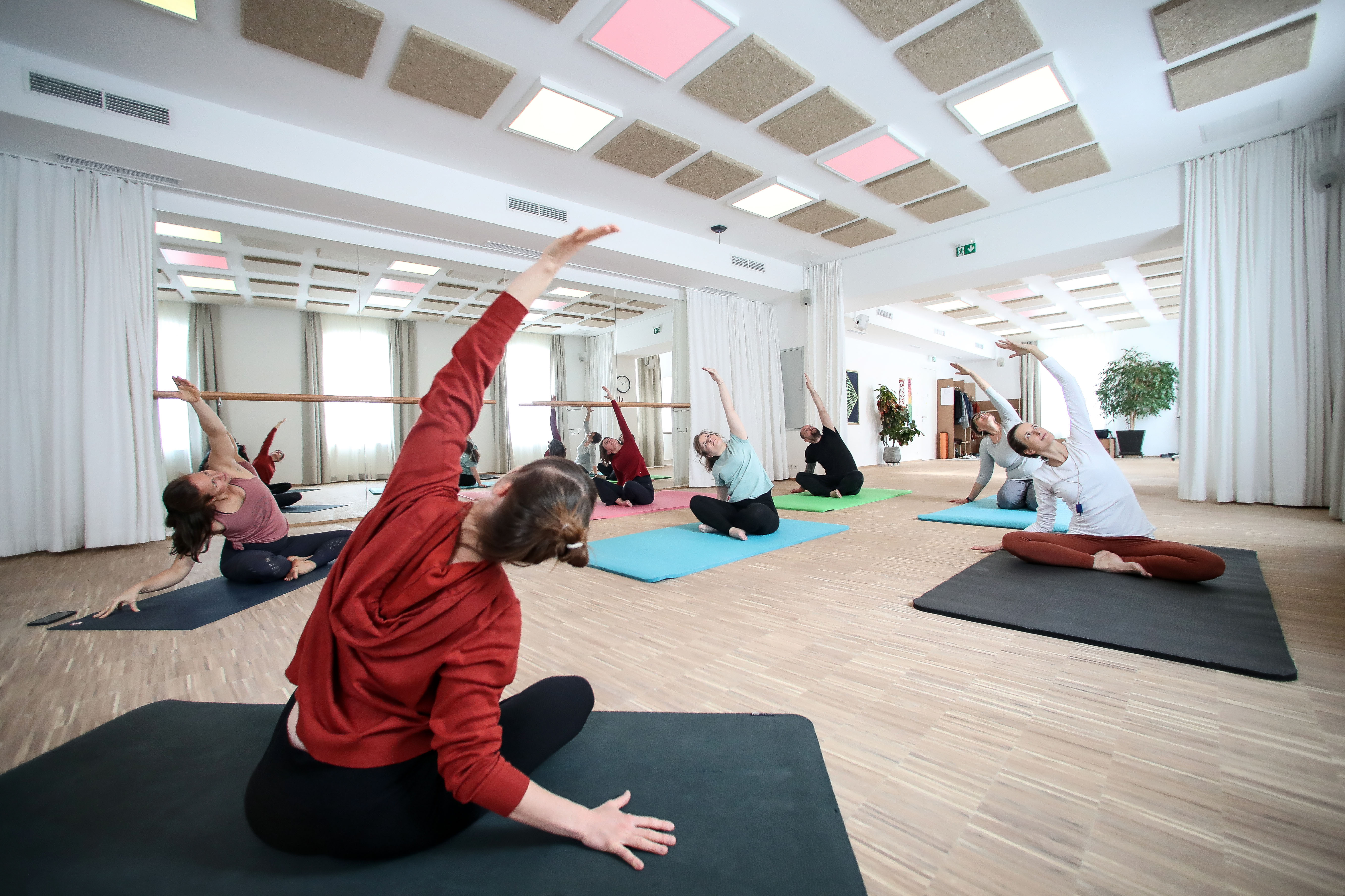 Raum PostStudio, ohne Möblierung, z.B. für Yoga