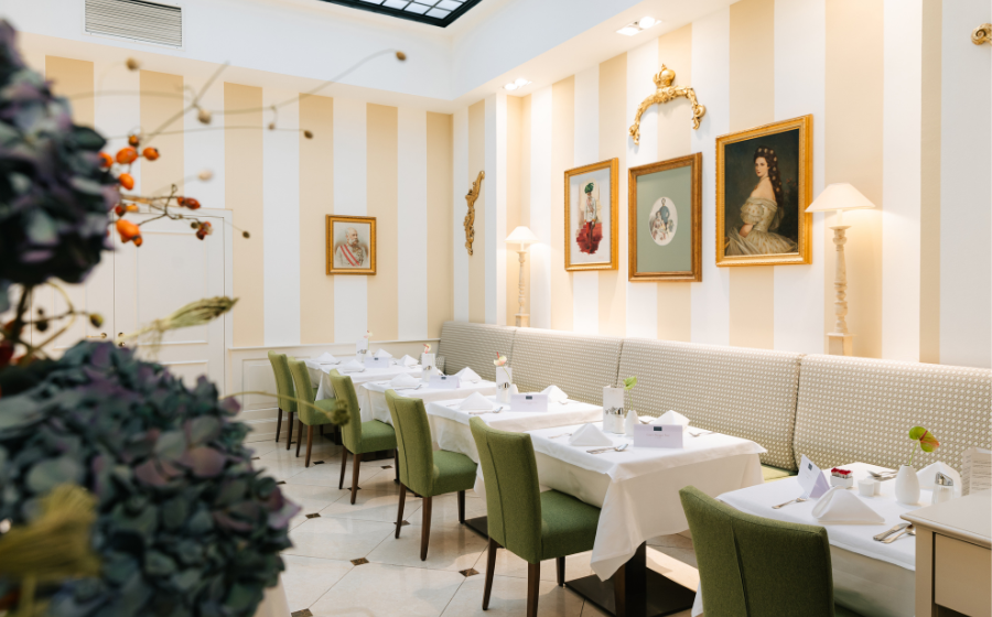 Hotel Kaiserhof Wien Frühstücksraum
